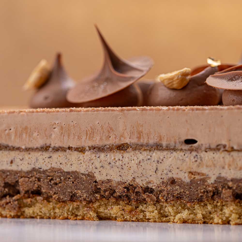 Entremets Crousti Choco-Noisette — Sans Gluten (8 à 10 pers) – Image 3