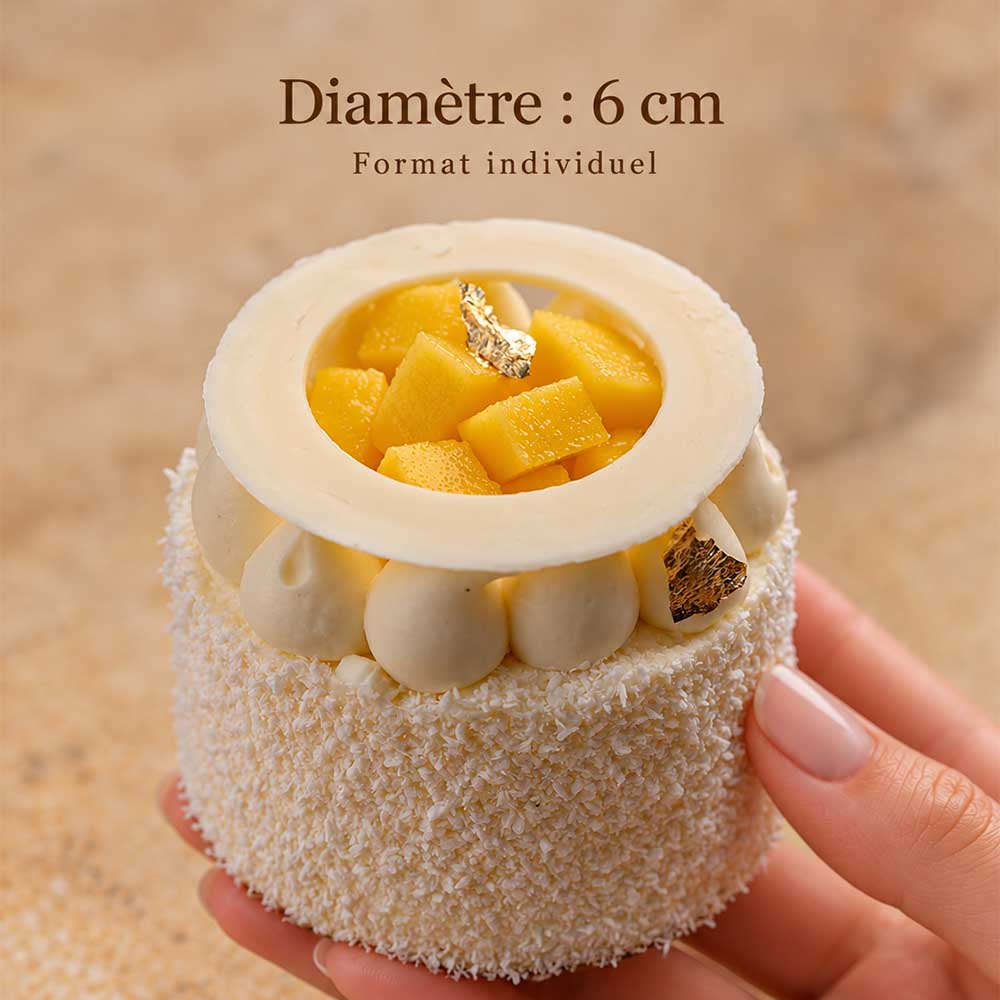 Mini Entremet Coco Mangue Passion - Sans Gluten – Image 3